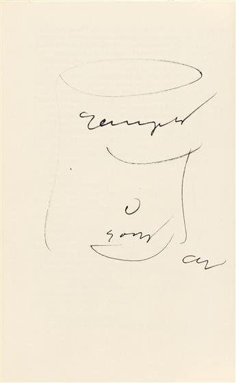 WARHOL, ANDY. The Philosophy of Andy Warhol. Signed ten times (AW or Andy Warhol), and Inscribed twice, to American actress Sylvia